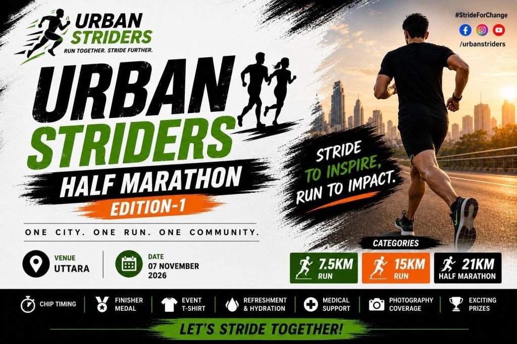 URBAN STRIDERS HALF MARATHON – EDITION 1